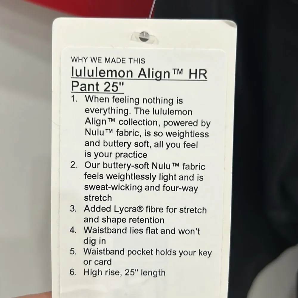 Brand New lululemon Align 25” HW Leggings - Picture 3 of 7